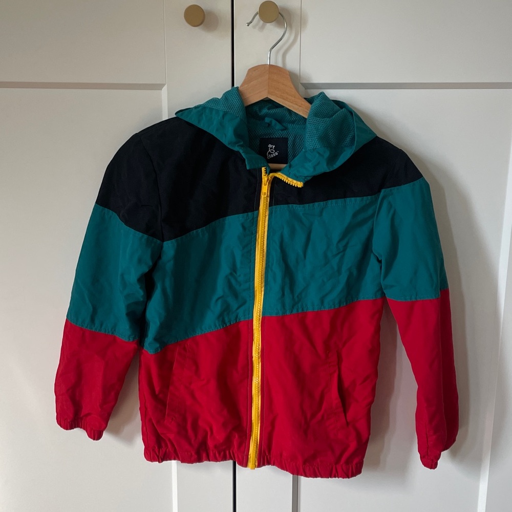 Art Class Teal Mesh Windbreaker